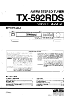 Yamaha TX-592-RDS - Service Manual 